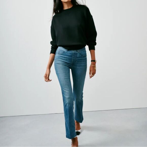 SPANXshape EveryWear Kick Flare Jeans, Vintage Indigo - Picture 1 of 8